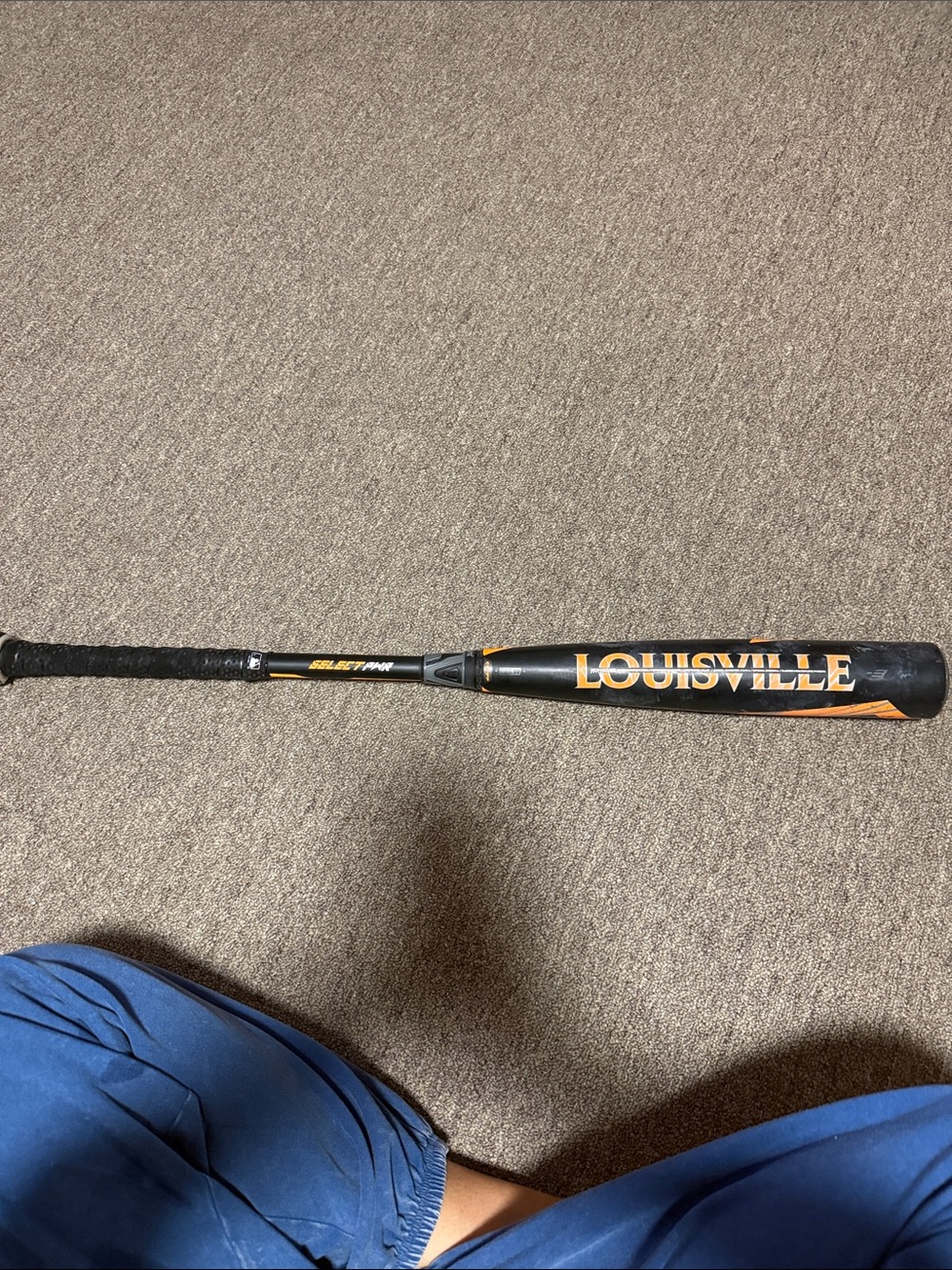 Louisville Kids Black and Orange Baseball Bat